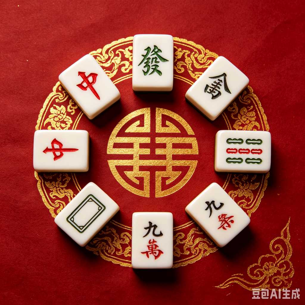 bamboo wood mahjong set