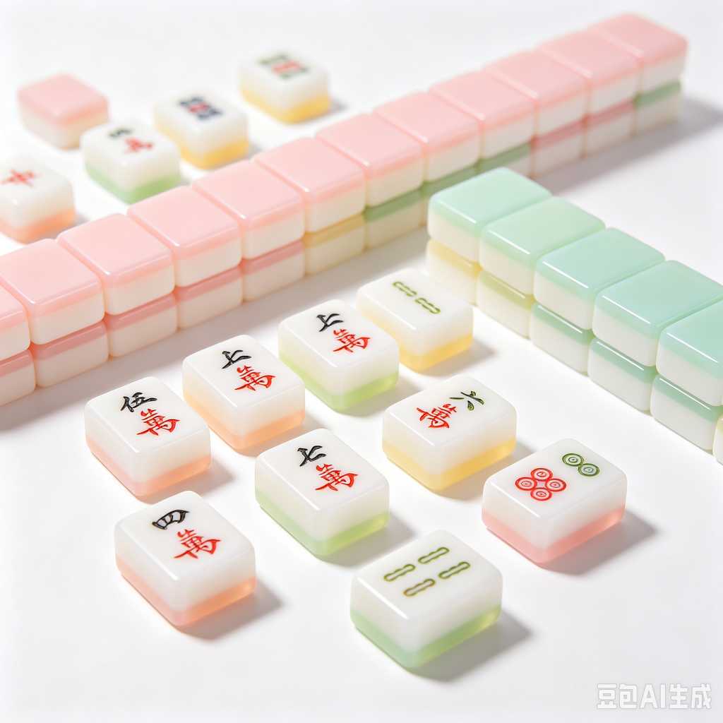 thickened mahjong tiles